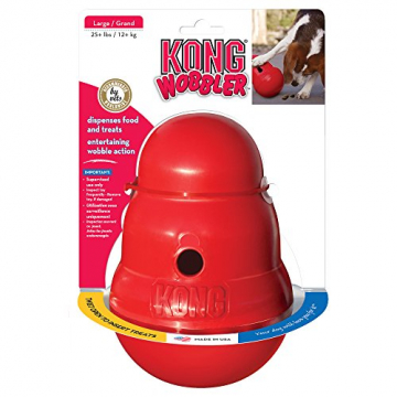 Kong 47522 Hundespielzeug Wobbler, befüllbar mit Snacks - 3