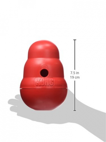 Kong 47522 Hundespielzeug Wobbler, befüllbar mit Snacks - 4